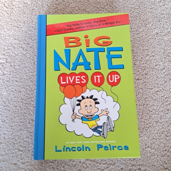 Set Of 2 Big Nate Hardcover Books Lives It Up And In A Class By Himself - Picture 4 of 10